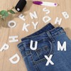 WLLHYF Iron on Letters for Fabric 72 Pcs Alphabet Embroidered