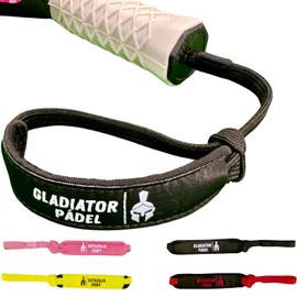 Padel Racket Rope GLADIATOR PADEL - Paddle Racket Cord - Paddle Rope - Paddle Racket Straps - Padel Accessories - Padel Accessories - Padel Accessories for Men and Women (Black)