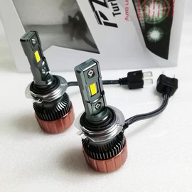 Stochastic color black&orange one pair V16 H4 Hi/lo 40w 3600LM Turbo LED Automobile turbo headlights H1 H3 H7 880 9005 9006 H11 30W turbo led lightings 6000K (H7)