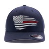 Tactical Thin Lines, Thin Red/Blue/Green/Yellow Line Waving American Flag hat,