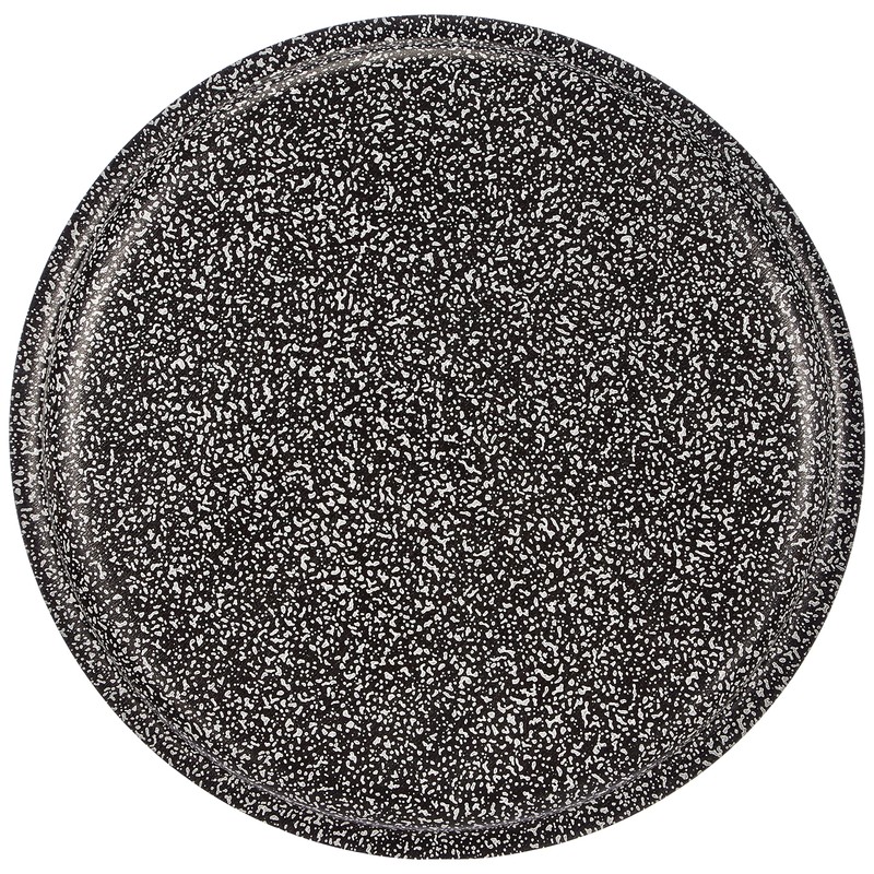 Home Stone Runde Pizzaform, Antihaft, Stein, Anthrazit, 24 cm