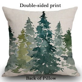 Smooffly Rustic Be Still Green Olive Wreath Vintage Farmhouse Décor Spring Summer Sign Decoration Cotton Linen Home Decorative Cushion Cover Throw Pillow Case with Words for Sofa Couch,18"x18" 45x45cm