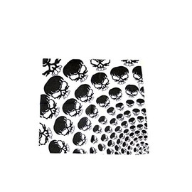 Zac's Alter Ego White Graduated Spider Skull Print Bandana/Wrist Wrap/Durag/Face Mask