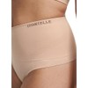 Chantelle Women's Smooth Comfort High Waist Thong Panty, 10U9, Sirrocco,