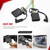 Nilight 4 Way Flat Trailer Y-Splitter Plug and Play Adapter