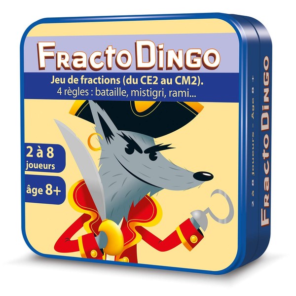 Aritma CGFRAC01 Fractodingo CE2-CM2 | Gesellschaftsspiel | Lernkartenspiel | ab