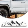 3pcs Black V Car Body Trunk Lid Sticker 3D Badge