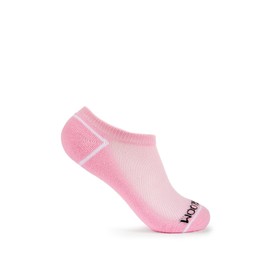 Fruit of the Loom Girls Socks - Low Cut Ankle Socks 10 Pack - Cushioned, Soft Stretch, No Show Kids Pink Socks, Large