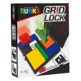 Ideal 11402 Rubik's Gridlock Board Game, Multicolour