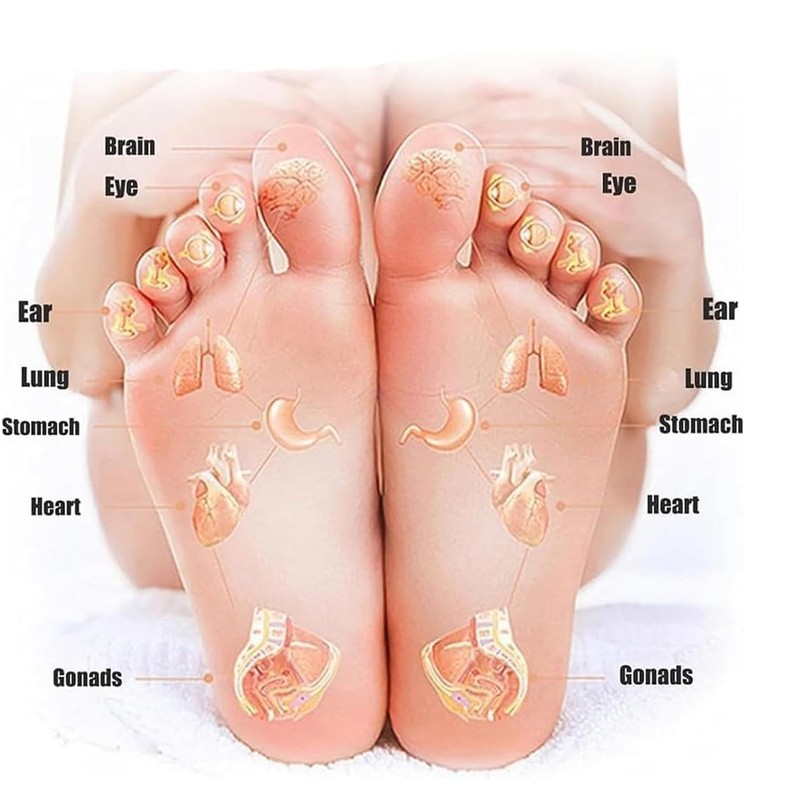SSKHE Reflexology Socks with Massage Tool Foot Elastic Fiber Massage