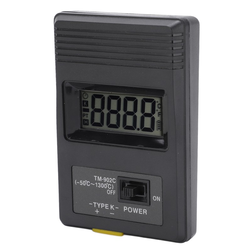 Tm‑902c Industrial LCD Display Digital Sensor Thermometer with Curved Shank