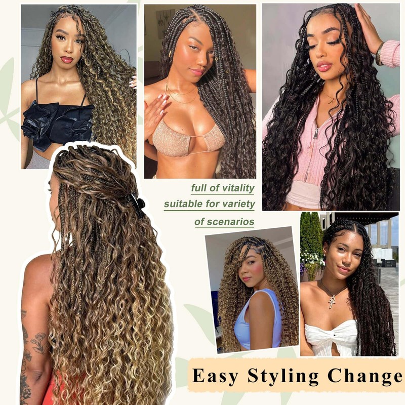 Boho Hair For Braiding Deep Wave Curly Braiding Hair for