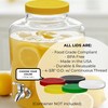 Lid for Half to 1-Gallon Plastic Glass Storage Containers; Fits