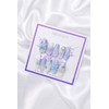 Blue Fairy Ribbon Handmade Nail Tips - Almond / 블루
