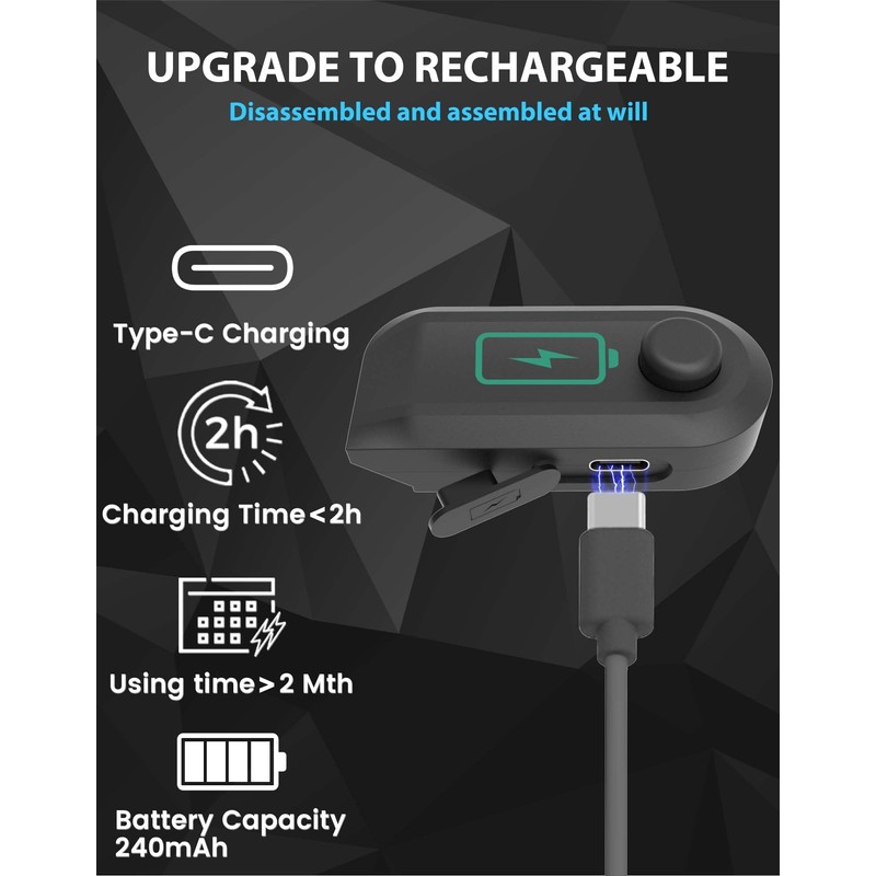 QPDZ Rechargeable Vacuum Cleaner Dust Detector Light, Green Light Attachment