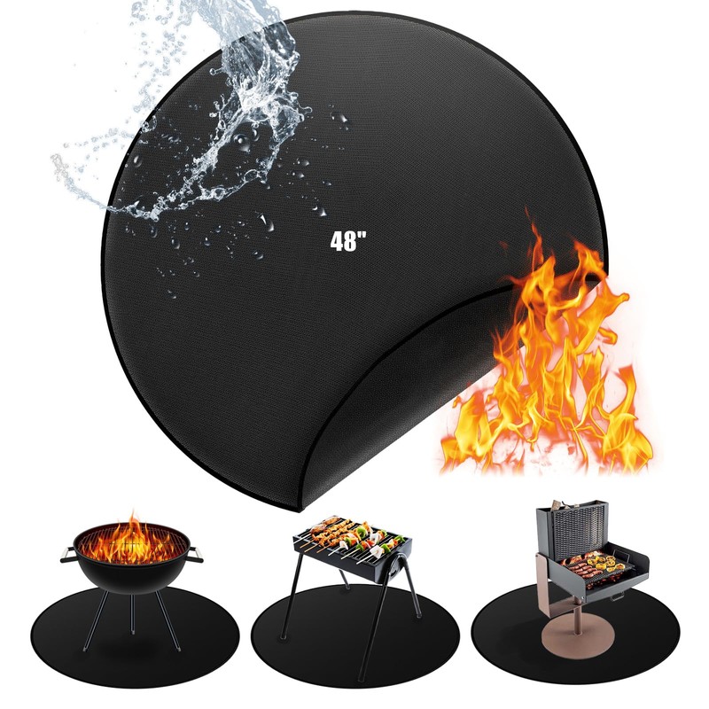 Heat Resistant Mat,Fire Pit Mat for Decking Heatproof Mat Fire
