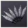 Permanent Makeup Needles 10PCS 1/2/3/5RL Eyebrow Lips For Tattoo Permanent Makeup Pen Machine(10pcs 1RL 0.35MM)