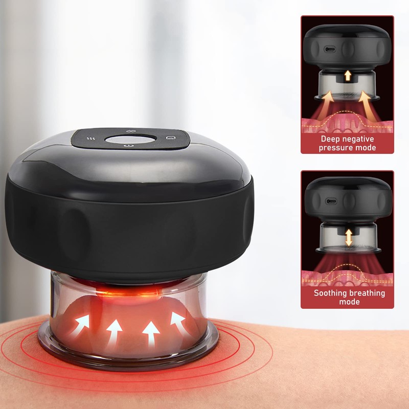 Smart Cupping Set, Electric Automatic Heating Multi Gear Cupping Massager