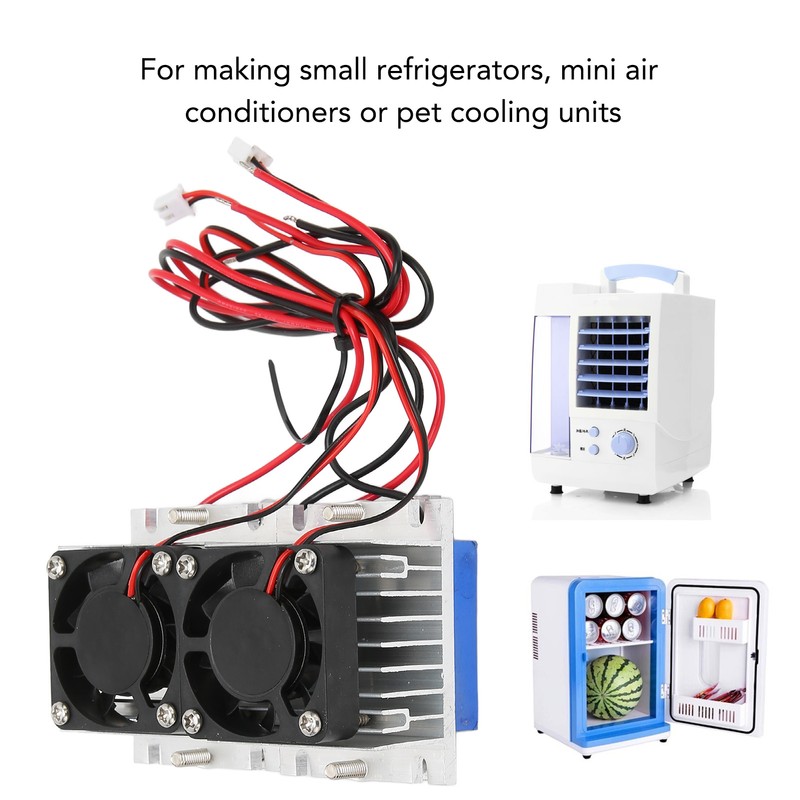 144W Thermoelectric Peltier Refrigeration Cooler 12V Semiconductor Air Conditioning Cooling