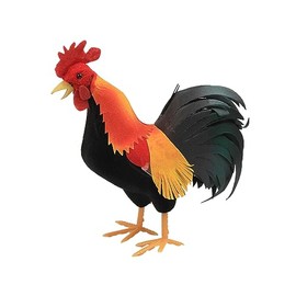 Opexicos 1Pcs Simulation Foam Rooster Model Fake Artificial Imitation Animal Home Garden Ornament Miniature Decoration Home Decoration