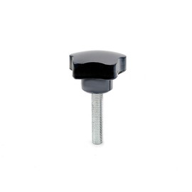 Boxonly Clamping Screw Knob Star Screw for Mechanical Equipment Electronic Equipment Hardware Furniture Decoration Star Shape Pentagonal Head Screw Bolt Clamping Knob Handle M6 x 35 1pcs