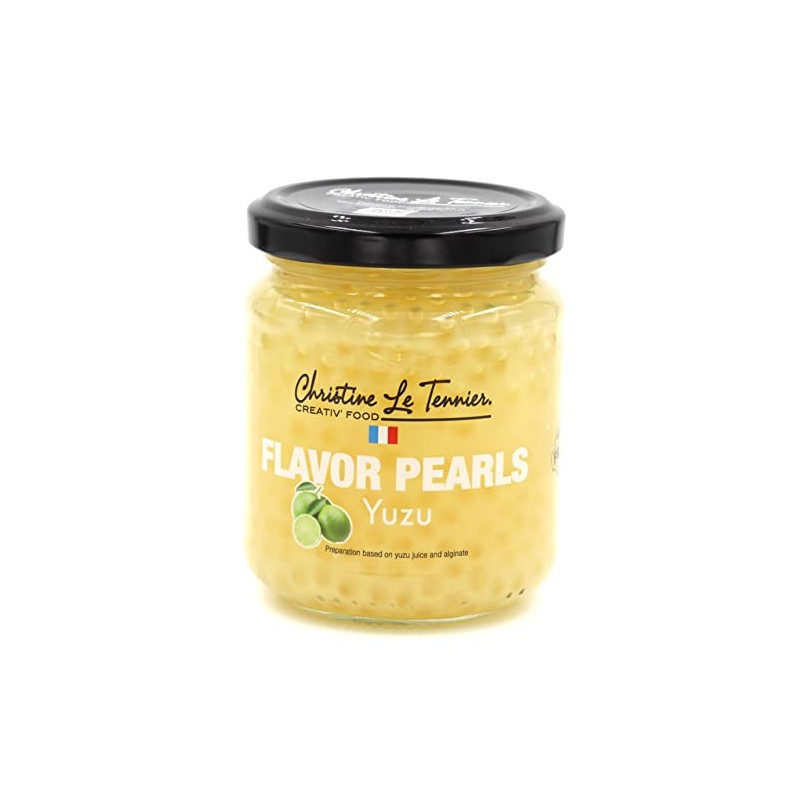 Christine Le Tennier Yuzu Flavor Pearls, 7oz Jar