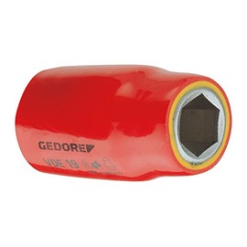 Gedore 6123400 Insulation Socket, 1/2, 0.9 inch (22 mm) Opposite Side