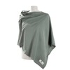 Julius Zöllner Nursing Cover Made from 100% Jersey Cotton, Oeko-Tex Standard 100, Made in Germany, Plain Basil