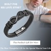 Gkmamrg Gifts for Men Husband Boyfriend Leather Bracelet - Birthday