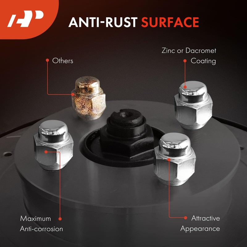 A-Premium Front and Rear Wheel Lug Nuts Compatible with Toyota