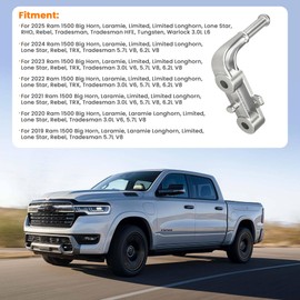 Rear Right Exhaust Bracket Muffler Support Rubber Isolator Hanger Set, Passenger Side 68395841AA for Dodge Ram 1500 2019-2025 5.7L 6.2L, Replaces 68410310AA, 68410310AB, 68519121AA