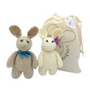 Complete Beginners Knitting Kit Arthur & Betsy Bunny Kit -