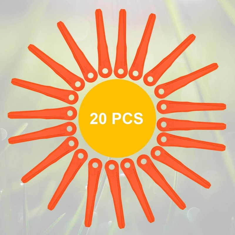 ACCYPRO 20 PCS Plastic Trimmer Blades Compatible with Stihl Weed