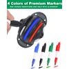 Geeorzo Golf Ball Marker Kits, 4 Pieces Alignment Sets for