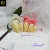 Yellow Flower Handmade Nail Tips⭐ - Short Almond / 노란꽃