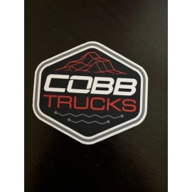 COBB TRUCKS Exhaust Systems Sticker 3X2.75