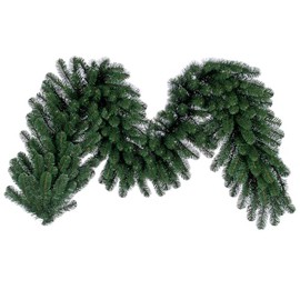 Vickerman Oregon Fir Artificial Christmas Garland - 9ft x 14in with 240 PVC Tips - Indoor or Outdoor Garland Traditional Greenery for Banister, Mantle, or Holiday Decor