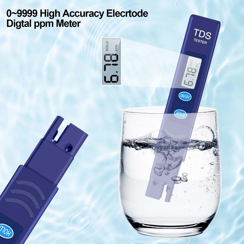 QNCIGER TDS Meter, Digital Water Quality Tester with Automatic Temperature