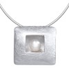 Vinani Pendant Silver Avp42 Square