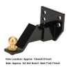 1/10 Metal Towing Hitch Shackles Trailer Hook for D90 RC