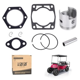 10L0L Golf Cart Piston Rings & Gasket Kit,Piston Rings Kit for EZGO 2 Cycle Gas Golf Cart 1976-1988 72mm Standard Bore 244cc EC25-DS EC25 2PG Engine,Replace OEM#14997-G1 14554-G1