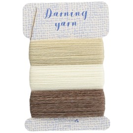 Clover CL57-212 Darning Thread, Beige Type, Approximately 45.6 ft (16 m) Roll