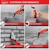 Goldblatt RED Pointing Trowel, 6" x 2-3/4" Upgraded Ground Blade