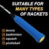 Senston PU Racquet Grip 5 Pack Tennis/Badminton/Squash Rackets Overgrip Anti