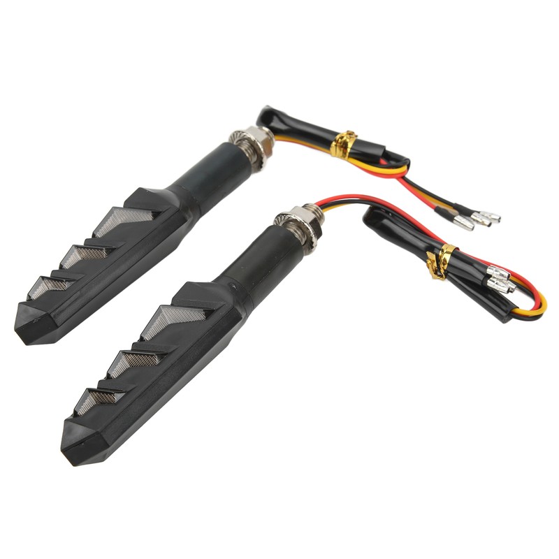 4Pcs Motorcycle LED Turn Signals Daytime Running Lights Blinker Front