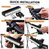 BESPORTBLE Bike Light Handlebar Mount Cycling Front Lamp Night Riding