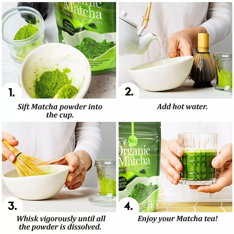 uVernal Organic Matcha Green Tea Powder 100% Pure Matcha 4oz