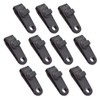 XSAJU Tent Clips, Tarp Clips, Set of 10, Strong Fixing,