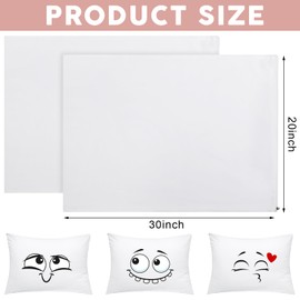 Shimeyao 48 Pcs Zippered Pillow Protectors Bulk Standard Bedding Pillow Cases Soft Breathable Cotton Sateen Dust Protection Pillow Covers White Pillowcases for Home Hotel Rental (30 x 20 Inch)