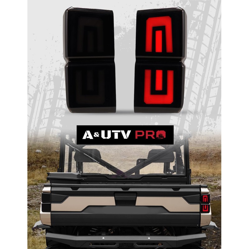 A & UTV PRO LED Tail Lights for Polaris Ranger